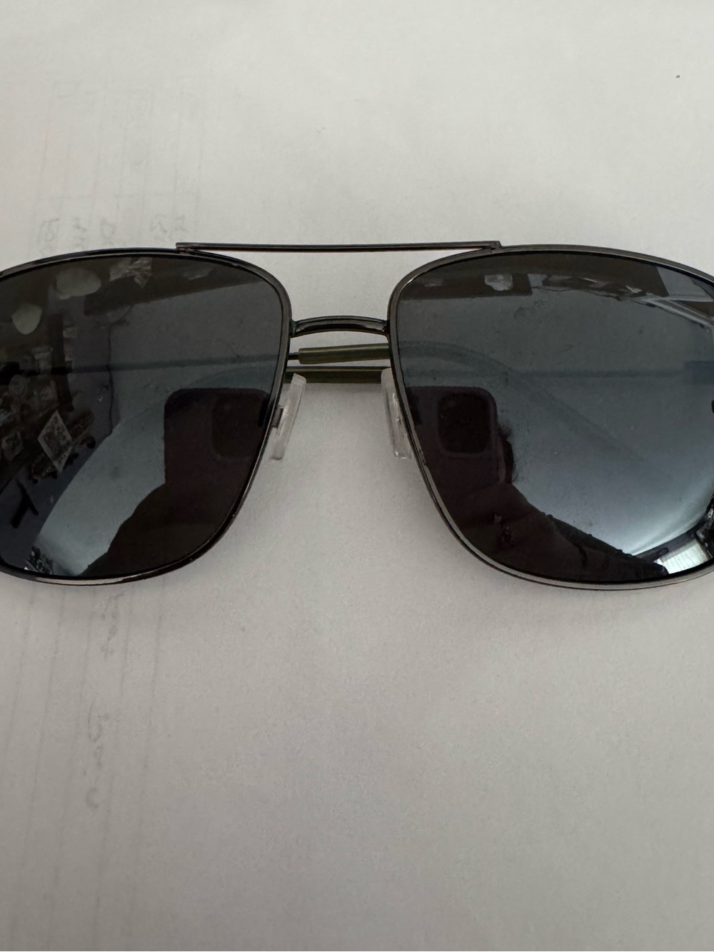 Classic Metal Aviator Sunglasses - Dark Smoke Lenses